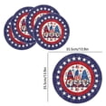 thumbnail image 3 of Btomtd Independence Day Placemats Set of 4, 14 Inch Round Red White Blue Table Mats, Washable Heat Resistant Decorative Place Mats for July 4th Dining & Party, Multicolor #13, 3 of 7