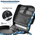 thumbnail image 4 of FORMRS Zipper Binder with Shoulder Strap 2-inch Ring 500 Sheet Capacity File Bag, Blue Dots, 4 of 5