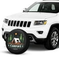 thumbnail image 2 of KAKALAD Camping Funny 1 Spare Tire Cover Universal Vehicle Accessories Buckle Car Tools 15”in, 2 of 6