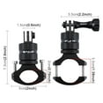 thumbnail image 4 of EeaseCA Camera Mount Motorcycle Photography Support Holder Mount Action Camera Handlebar Camera Mount Clamp (Black), 4 of 7