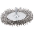 thumbnail image 1 of Wire Wheel Brush for Drill Wire Brushes for Cleaning Rust 1PCS 4inch 100mm, 1 of 10