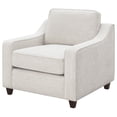 thumbnail image 4 of Christine Upholstered Sloped Arm Accent Chair Beige, 4 of 10