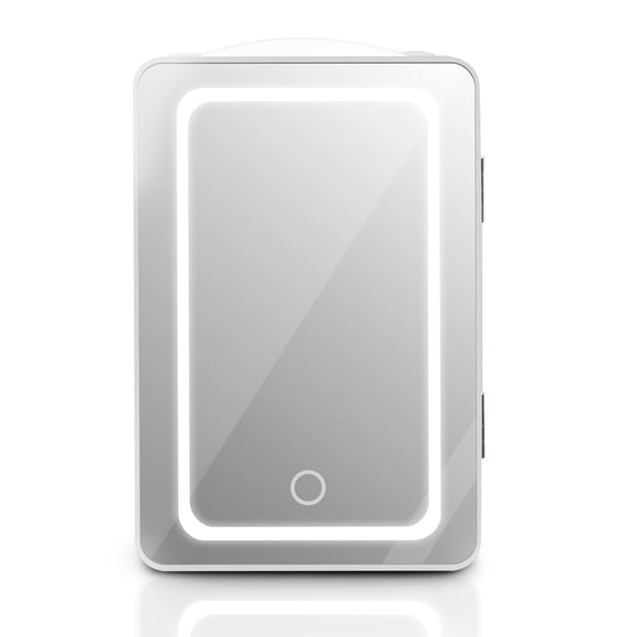 Mini Refrigerador Skincare 5L Puerta Espejo Luz Touch Hukën