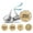 Glitter Gold & Black, variant on Darling Souvenir Candy&nbsp;Chocolate Labels 190 Pcs Sacrament Baptism Theme&nbsp;Stickers-Mint