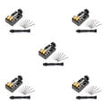 thumbnail image 1 of Speravity Micro brocas helicoidales carpintería precisa antideslizante 360 ​​° con resina plástico llavero colgante joyería tipo 5 Tipo 5 5piezas Speravity CBP228314, 1 of 4