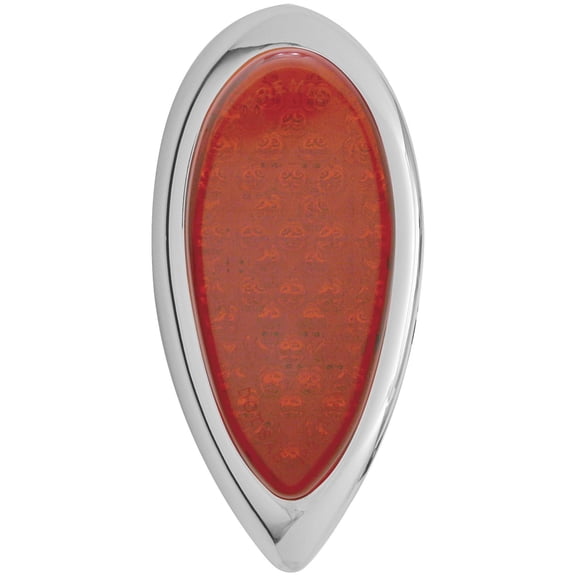 Pro-One Performance 402060 LED Flush Mount Teardrop Taillight - Red Lens