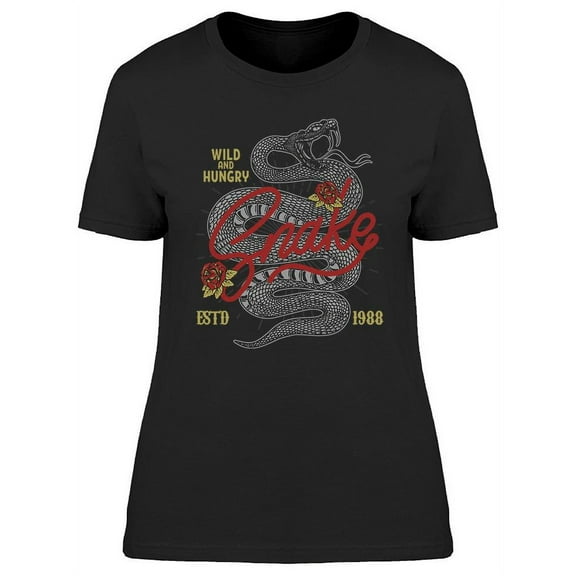 Snake Japanese Head T-Shirt Women -Image by Shutterstock, Female 3X-Large