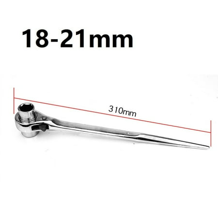 

17-22mm Ratchet Wrench Universal Head Sharp End Socket Wrench Podger Spanner