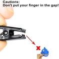 thumbnail image 5 of 50pcs Awning Lights Curtain Clips Stainless Steel Curtain Clip Hooks Curtain Hooks, 5 of 5
