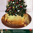 thumbnail image 6 of FMSHPON Cute Orange Pumpkin Xmas Christmas Tree Skirt Stand Mat for Holiday Party Decoration Indoor Outdoor 36 inches, 6 of 6