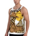 thumbnail image 2 of Fotbe Skull Cowboy Pattern Men's Quick Dry Workout Tank Top Gym Muscle Tee Fitness Bodybuilding Sleeveless T Shirt Breathable Workout Shirt-Small, 2 of 9
