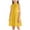 Yellow, variant on Riecok Sleeveless Dresses for Girls Crewneck A Line Dress Solid Pleated Summer Uniform Dresses for School