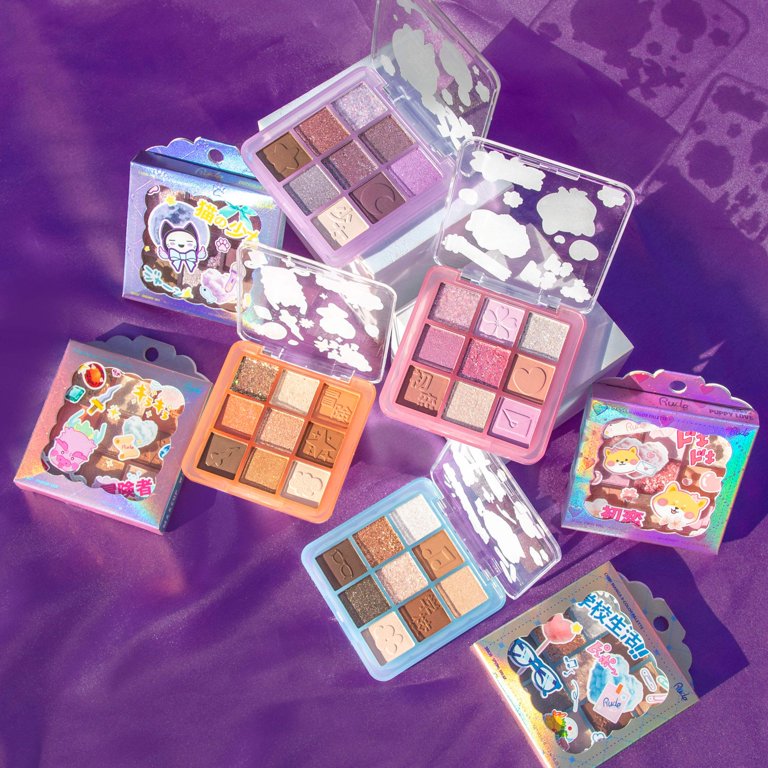 RUDE COSMETICS Chibi Manga 9 Color Eyeshadow Palette - Walmart.com