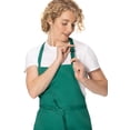 thumbnail image 2 of Delantal Unisex Chef Works Verde Kelly con Tres Bolsillos, 2 of 4