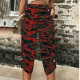 thumbnail image 5 of Aboser Camo Capri Pants for Women Military Tactical Pants Comfy High Waisted Capris Casual Cropped Trousers Outdoor Climbing Hiking Pants with Pockets, 5 of 6