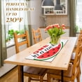 thumbnail image 3 of FREEAMG Summer Watermelon Slice Pot Holders Durability Trivets for Hot Pots and Pans Waterproof One in A Melon Table Runner Versatility Trivet Mats Table Mats, 3 of 7