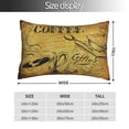 thumbnail image 2 of Fotbe Coffee Vintage Funda de Almohada Decorativa Estilo Occidental, Lujo en Algodón, Fundas para Almohadas King, Cojín Estampado para Decoración del Hogar-20"x30", 2 of 6