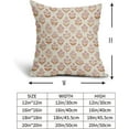 thumbnail image 5 of Spring Floral Easter Block Print Pillow Covers 18x18 Inch Set of 2, Pink Yellow Blue Purple Flower Holiday Decorative Throw Pillowcases Outdoor Farmhouse Cushion Covers Sofa Couch Bed Decor, 5 of 6
