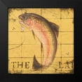 thumbnail image 2 of Marrott, Stephanie 12x12 Black Modern Framed Museum Art Print Titled - Lodge Fish, 2 of 5
