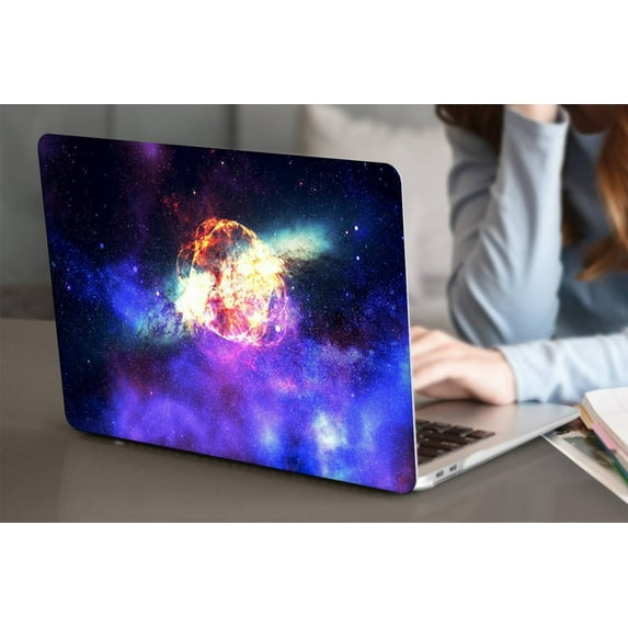 KSK KAISHEK Plastic Hard Case Compatible with 2022/2021/2020/2019/2018 Rel. New MacBook Air 13 inchs Retina Display and Touch ID + Black Keyboard Cover Model: A2337 m1&A2179&A1932 Galaxy A 0706