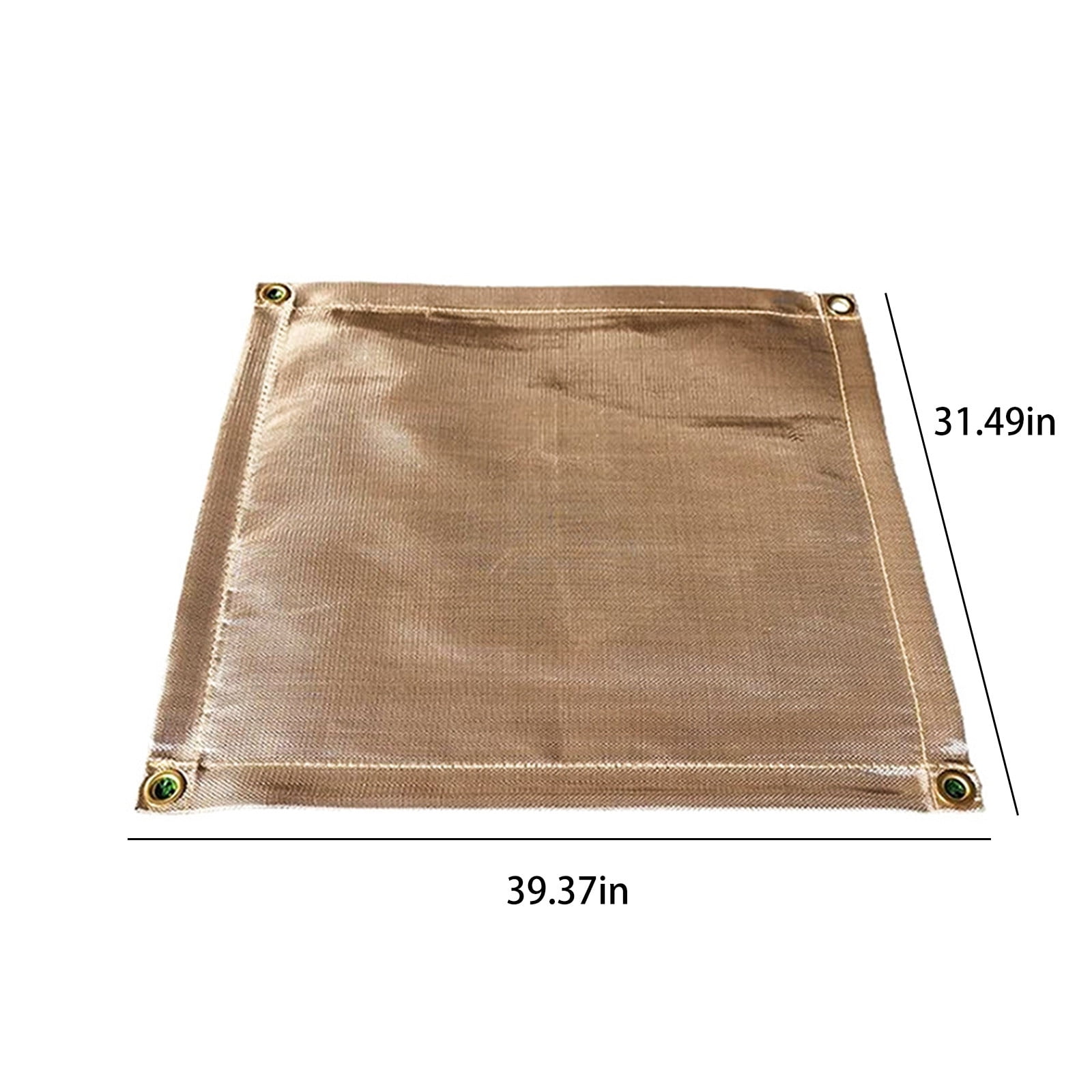 Fire Pits Mat for Decks Fireproof, Outdoor Wood Stove Hearth Pads, Camping BBQ Mat with Fire