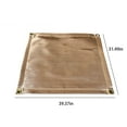 thumbnail image 3 of SSZMDLB under $5 Fire Pit Mat, Fireproof Outdoor Wood Stove Hearth Pad, Camping BBQ Mat with Fire Retardant for Decks Patio Campsite Protection, Heat Resistant Material, 3 of 6