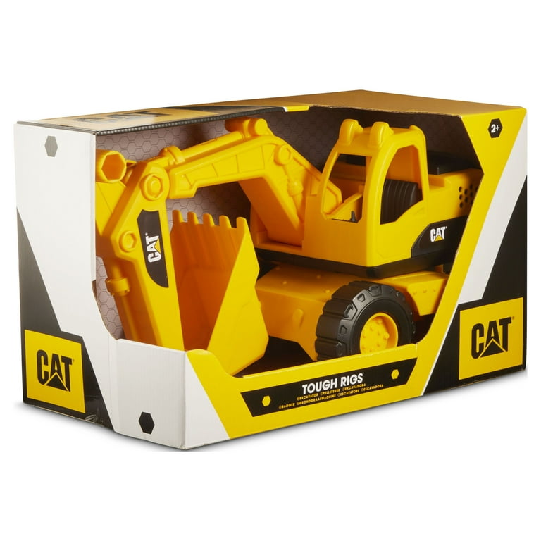 Cat Tough Rigs Construction 15 Toy Excavator Yellow