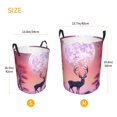 Laundry Basket Red Tree Moon Elk Freestanding Laundry Hamper Stands