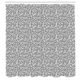 thumbnail image 2 of Ambesonne Abstract Art Shower Curtain, Monotone Paper Strips, 69"Wx70"L, Charcoal Grey and White, 2 of 4
