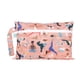 thumbnail image 1 of Waterproof Wet Bag for Baby, Travel, Swim Suit, Cloth Diapers, Pump Parts, Pool, Beach, Gym Clothes, Toiletry, Hook to Stroller, Daycare, Zipper Reusable Wetdry Packing Pouch, Beige Check, 1 of 5