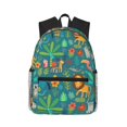 thumbnail image 1 of Disketp Jungle Animals Mochila Ligera Clásica con Múltiples Bolsillos, Mochila Casual para Hombre y Mujer, Ideal para Escuela, Trabajo y Viajes, 1 of 6