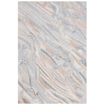 SAFAVIEH Abstract Conrad Swirl Area Rug, Grey/Brown, 4' x 6'