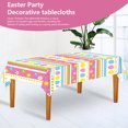 thumbnail image 2 of fastboy Easter Tablecloth Portable Single-Use Printing Table Cloth Holiday Banquet Dining Picnic Tablecover Desktop Party Supplies Type 1, 2 of 9