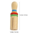 thumbnail image 2 of OUNONA Wooden Percussion Sound Tube Single Threaded Rhythm With Mallet For Early Education Development And Creativity, 2 of 8