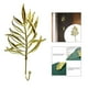 thumbnail image 4 of Gancho de pared con forma de hoja de oro, 3 diseños, para colgar abrigos, toallas y puertas, hojas tropicales Estilo 3, 4 of 9