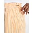 thumbnail image 4 of No Boundaries Striped Seersucker Bungee Shorts, 2" Inseam, Women's XXS-XXL, 4 of 5
