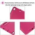 thumbnail image 6 of Cowithday Kids Case for Apple iPad 10.2 Inch 2021/2020/2019, iPad 9th/8th/7th Generation Case with Rotating Handle/Swivel Stand Lightweight Soft EVA Shockproof Rugged Girls Boys Toddlers Cover,Rose, 6 of 7