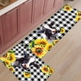 thumbnail image 5 of Cow kitchen Rugs, Kitchen Mats for Floor, Black White Buffalo Plaid Kitchen Mat, Kitchen Organization Cow Rug, Anti-Fatigue Mat Kitchen Floor Mats, Kitchen Decor Runner Rug, Cow Sunflower Kitchen Rugs, 5 of 6
