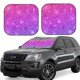 thumbnail image 1 of Fotbe Purple Glitter Juego de 2 Piezas de Parasoles para Parabrisas | Bloqueador Solar para Auto | Accesorios Plegables para Protección Solar Interior-Medium, 1 of 6