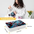 thumbnail image 5 of Tree PU Leather Necklace Organizer with Removable Compartment, Earring Holder, and Decorative Box - Portable Storage Case, 5 of 6