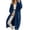 Blue, variant on UJNDER Women's Long Cardigan Sweater Oversized Knit Open Front Coat for Soft Loose Fall Winter Fashion Outerwear and Comfortable Layering Coffee M