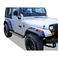 thumbnail image 2 of APS Running Boards 5 inches Compatible with Jeep Wrangler 1987-2006 304 Stainless Steel (Nerf Bars Side Steps Side Bars), 2 of 6