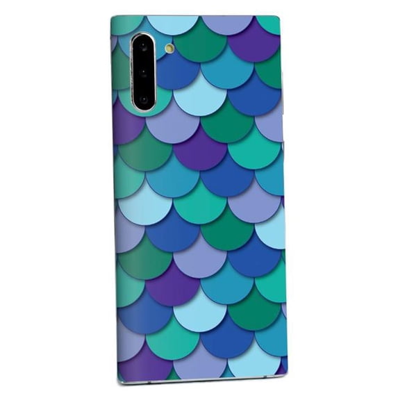 MightySkins SAGNO10-Blue Scales Skin Decal Wrap for Samsung Galaxy Note10 Sticker - Blue Scales