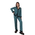 thumbnail image 5 of Pijama sexy para mujer, primavera y otoño, seda de hielo, traje de manga larga, ropa exterior, talla grande, 5 of 5