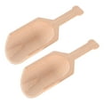 thumbnail image 5 of Troglfold Tea Leaf Spoon 2Pcs Large Wooden Salt Scoop Kitchen Seasoning Spoon,4.13"X1.57"X0.79", 5 of 10
