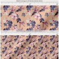 thumbnail image 2 of Soimoi Cotton Voile Fabric Leaves & Floral Print Fabric by The Yard 56 Inch Wide, 2 of 7