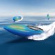 thumbnail image 1 of 2.4GHz Fast RC Boats Mini RC Boats Juguetes acuáticos para piscinas y lagos (Azul) Sywqhk libre de BPA, 1 of 8