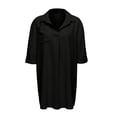 thumbnail image 3 of Dxzfnsa Women Casual Long Sleeve V Neck Fall Dress Bohemian Relaxed Fit Floral Flowy Maxi Dresses Tiered Cocktail Dress(Black,S-3XL), 3 of 8