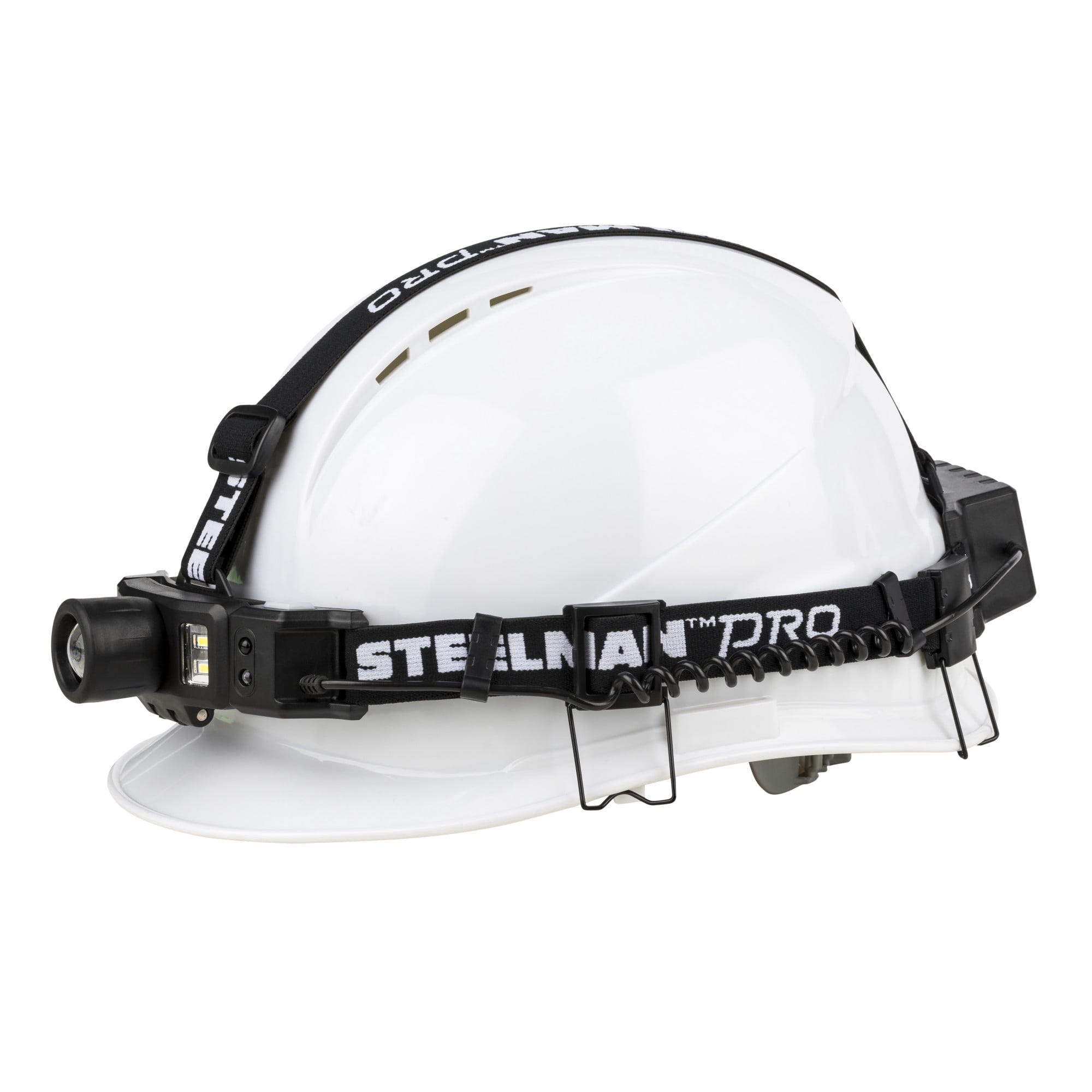 J S Products (steelman) Dual Mode Rechargable HeadLamp w/ Rear Blinker