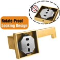 thumbnail image 4 of 2 piezas de soporte para papel higiénico, soporte cuadrado de acero inoxidable para rollo de baño y soporte para papel higiénico montado en la pared, 4 of 5